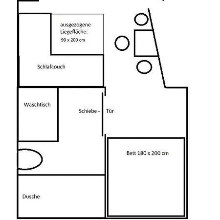 Apartment Glueckskinder Rosa Rust